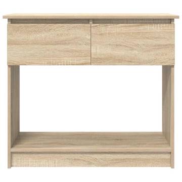 Console Table with Drawers - Sonoma Oak 85.5x38.5 cm | HipoMarket