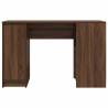 Brown Oak Desk | 120x42x76 cm Engineered Wood | Hipomarket