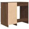 Brown Oak Desk - Engineered Wood 86x49x76 cm | HipoMarket