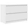 Stylish White TV Cabinet - 80x35x54 cm | HipoMarket UK