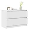 Stylish White TV Cabinet - 80x35x54 cm | HipoMarket UK