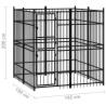 Outdoor Dog Kennel Steel 3.69 m² – Perfect Play Paradise