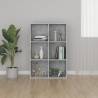 Book Cabinet/Sideboard Concrete Grey 66x30x98 cm Engineered Wood Colour concrete grey Size 66 x 30 x 98 cm Quantity in Package 1 