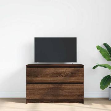 Brown Oak TV Cabinet - 80x35x54 cm - Stylish & Durable