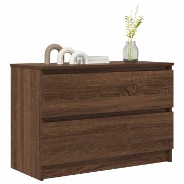 Brown Oak TV Cabinet - 80x35x54 cm - Stylish & Durable