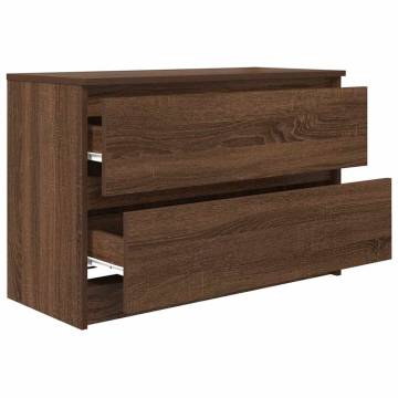 Brown Oak TV Cabinet - 80x35x54 cm - Stylish & Durable