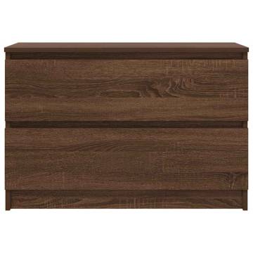 Brown Oak TV Cabinet - 80x35x54 cm - Stylish & Durable