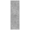 Concrete Grey Book Cabinet/Sideboard | 66x30x98 cm - HipoMarket