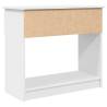 Stylish White Console Table with Drawers - 85.5x38.5x74.5 cm