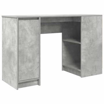 Desk Concrete Grey 120x42x76 cm - Stylish & Functional