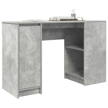 Desk Concrete Grey 120x42x76 cm - Stylish & Functional