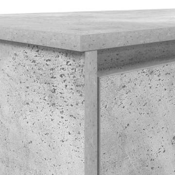 Desk Concrete Grey 120x42x76 cm - Stylish & Functional