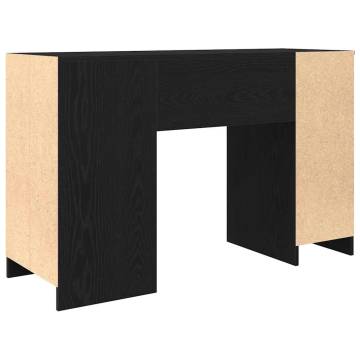 Black Oak Desk 120x42 cm - Durable Engineered Wood | HipoMarket