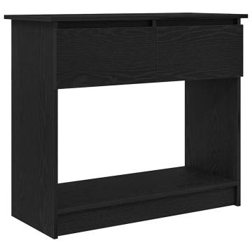 Console Table with Drawers - Black, Modern Storage Solution