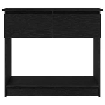 Console Table with Drawers - Black, Modern Storage Solution