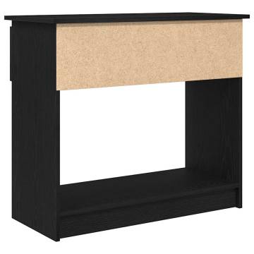 Console Table with Drawers - Black, Modern Storage Solution