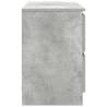 Stylish Concrete Grey TV Cabinet - 80x35x54 cm