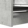 Stylish Concrete Grey TV Cabinet - 80x35x54 cm