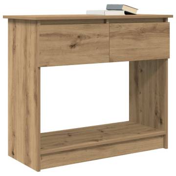 Artisan Oak Console Table with Drawers - Modern & Versatile