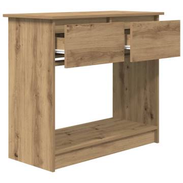 Artisan Oak Console Table with Drawers - Modern & Versatile