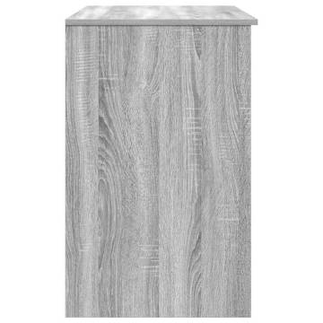 Desk Grey Sonoma - 86x49x76 cm Engineered Wood | HipoMarket