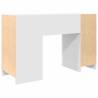 Desk White 120x42x76 cm Engineered Wood - Stylish & Functional