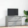  TV Cabinet Grey Sonoma 80x35x54 cm Engineered Wood Colour grey sonoma Quantity in Package 1 Width 80 cm 