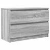 TV Cabinet Grey Sonoma 80x35x54 cm - Durable Engineered Wood