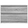 TV Cabinet Grey Sonoma 80x35x54 cm - Durable Engineered Wood