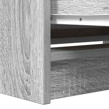 TV Cabinet Grey Sonoma 80x35x54 cm - Durable Engineered Wood