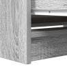 TV Cabinet Grey Sonoma 80x35x54 cm - Durable Engineered Wood