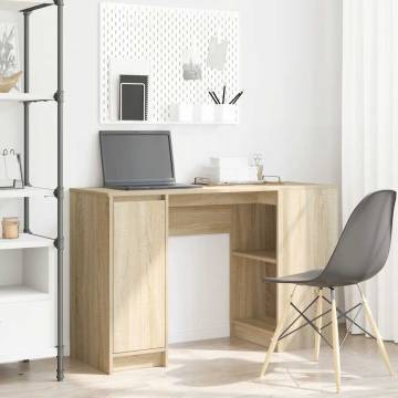 Sonoma Oak Desk - 120x42 cm | Stylish & Durable | Hipomarket