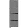 Sliding Door with Hardware Set Black 76x205 cm - Stylish & Durable