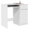 Stylish White Desk 86x49x76 cm | Durable Engineered Wood