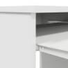 Stylish White Desk 86x49x76 cm | Durable Engineered Wood