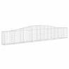 Arched Gabion Baskets (4 pcs) - Decorative Garden Barriers