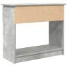 Modern Concrete Grey Console Table with Drawers - 85.5x38.5 cm