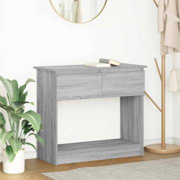 Grey Sonoma Console Table with Drawers | Hipo Market