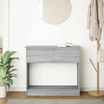 Grey Sonoma Console Table with Drawers | Hipo Market