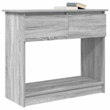 Grey Sonoma Console Table with Drawers | Hipo Market