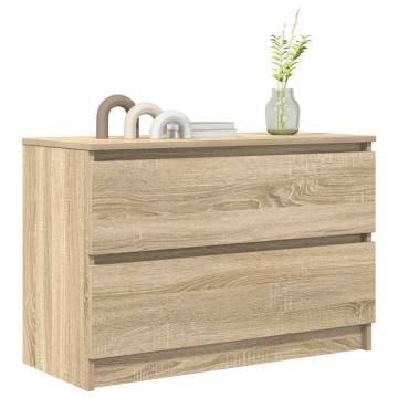 TV Cabinet Sonoma Oak 80x35x54 cm - Durable & Stylish Design