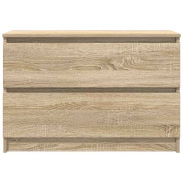 TV Cabinet Sonoma Oak 80x35x54 cm - Durable & Stylish Design