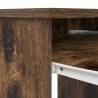 Desk Smoked Oak 86x49x76 cm - Engineered Wood for Modern Spaces