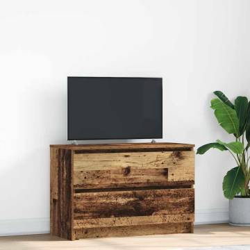 Stylish Old Wood TV Cabinet - Durable & Ample Storage