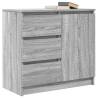 Sideboard with Drawer Grey Sonoma - 71x35x65 cm | HipoMarket