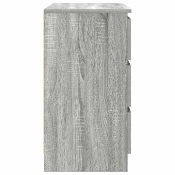 Sideboard with Drawer Grey Sonoma - 71x35x65 cm | HipoMarket