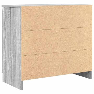 Sideboard with Drawer Grey Sonoma - 71x35x65 cm | HipoMarket