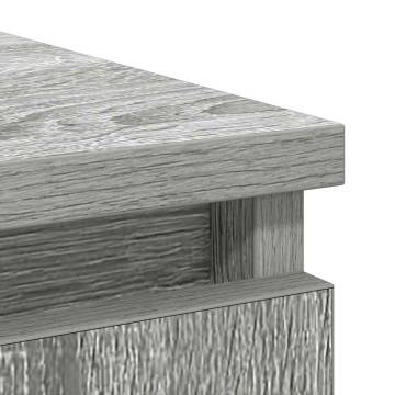 Sideboard with Drawer Grey Sonoma - 71x35x65 cm | HipoMarket
