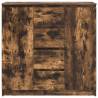 Stylish Smoked Oak Sideboard with Drawers - 100.5x35x98.5 cm