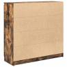 Stylish Smoked Oak Sideboard with Drawers - 100.5x35x98.5 cm